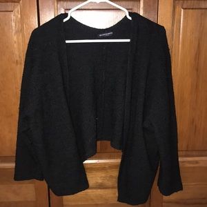 Brandy Melville Cropped Black Cardigan